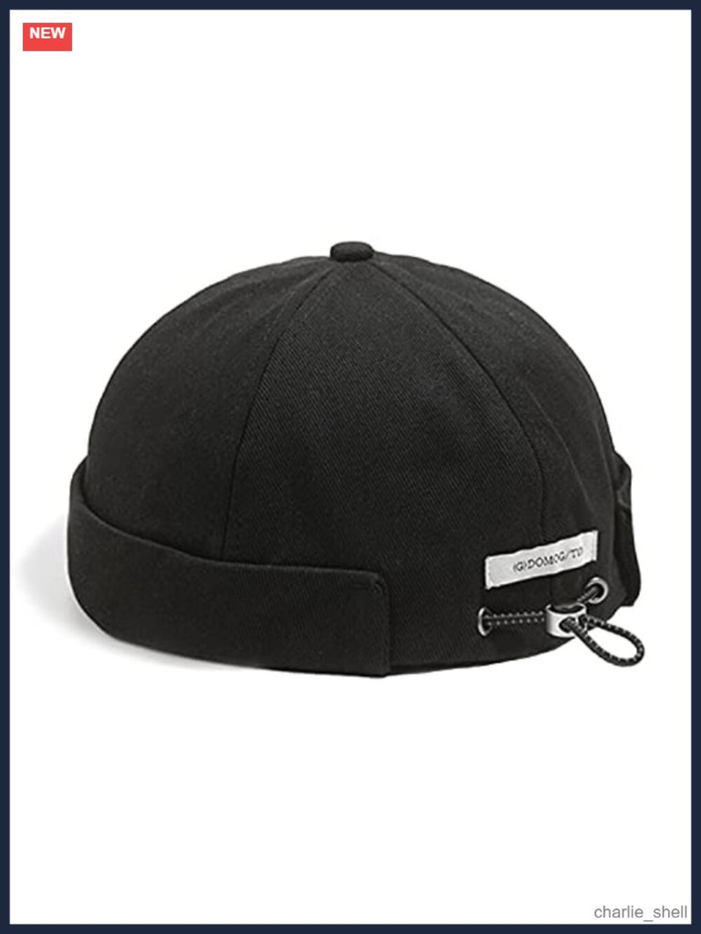 Brimless Cotton Twill Docker Beanie Rolled Cuff Watch Cap Work Hat
